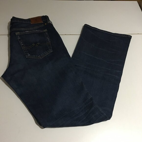 Lucky Brand Denim - Lucky Brand Sweet N Low Womens Jeans Size 12/31 Dark Wash Distressed